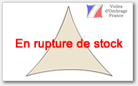 voile d'ombrage 3,6m triangulaire